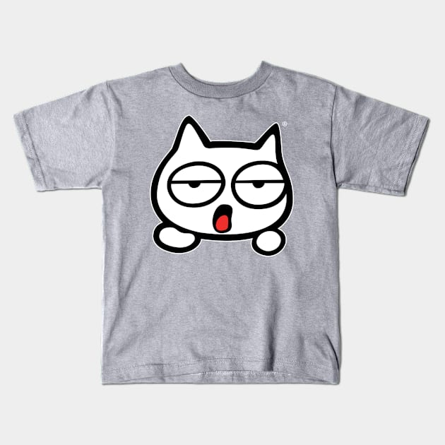 Neko basic - Heather Kids T-Shirt by JAL